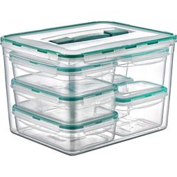 Набор контейнеров Irak Plastik Fresh Box Kombi Set, 16,8 л, прозрачный (LC385)