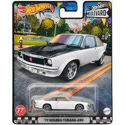 Колекційна модель машинки Hot Wheels 77 Holden Torana A9X серії Преміальні авто біла (GJT68/HKF12)