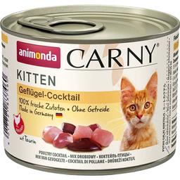 Влажный корм для котят Animonda Carny Kitten Poultry Cocktail, с птицей, 200 г