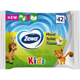 Влажная туалетная бумага Zewa Kids 42 шт.
