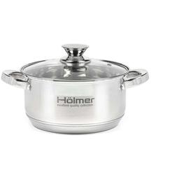 Каструля з кришкою Holmer CR-12538-SS, 3,8 л (CR-12538-SS)