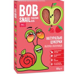 Фруктові яблучно-полуничні цукерки Bob Snail 120 г