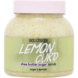 Сахарный скраб Hollyskin Lemon Curd, с маслом ши и перлитом, 350 г