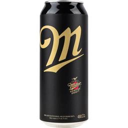 Пиво Miller Genuine Draft, світле, 4,7%, 0,48 л, з/б