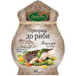 Приправа Любисток Рецепты от шефа к рыбе, без соли, 40 г (723640)
