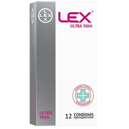 Презервативи Lex Ultra thin ультратонкі, 12 шт. (LEX/Thin/12)