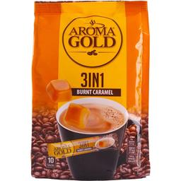 Напиток кофейный Aroma Gold 3 в 1 с карамелью 170 г (10 шт. х 17 г) (895299)