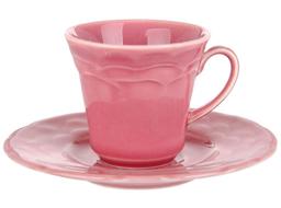 Кофейный набор Kutahya Porselen Атена, 2 предмета, темно-розовый (942-024)