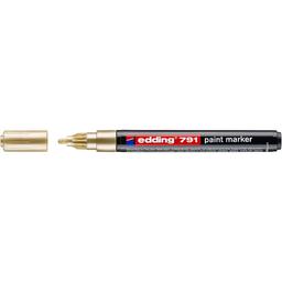 Маркер Edding Paint конусоподібний 1-2 мм золотий (e-791/12)
