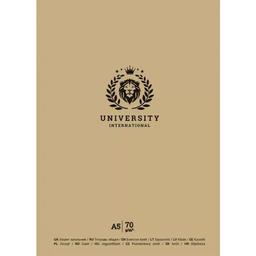 Тетрадь общая Student, А5, в линию, 80 л., International University (A5-080-5210L)