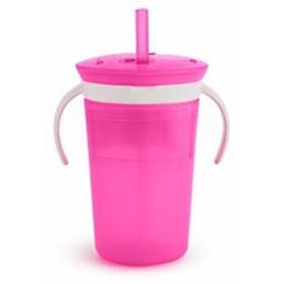 Чашка-контейнер Munchkin Snack and Sip, 266 мл, розовый (10867.02)