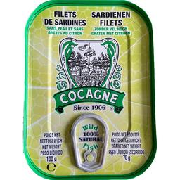 Сардини Cocagne філе без кісточок та шкіри в лимоні 240 г (921059)