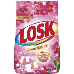 Порошок для стирки Losk Ароматерапия Эфирные масла и аромат Малазийского цветка 2.1 кг