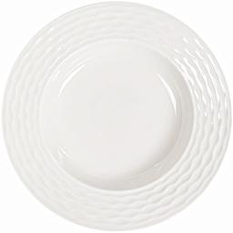 Тарілка супова Lefard Хвиля, 21,5 см, біла (359-479-6)
