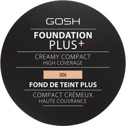 Компактная тональна основа Gosh Foundation Plus+ Creamy Compact тон 006 (Honey) 9 г