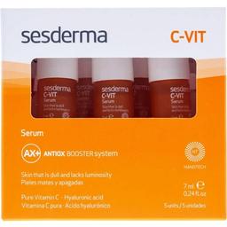 Двофазна сироватка Sesderma C-Vit Serum з вітаміном С та гіалуроновою кислотою, 5 шт.