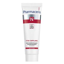 Зволожуючий укріплюючий крем для обличчя Pharmaceris N Vita-Capilaril SPF 20, 50 мл (E1523)