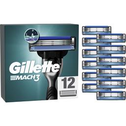 Сменные картриджи для бритья Gillette Mach3 12 шт.