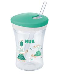 Поильник Nuk Evolution Action Cup, 230 мл, зеленый (3952384)
