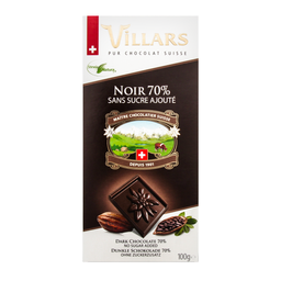 Шоколад чорний Villars без цукру, 100 г (489030)