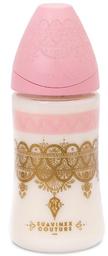 Бутылочка для кормления Suavinex Couture, 270 мл, розовый (304163)