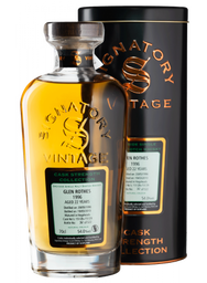 Віскі Signatory Glenrothes Cask Strength Single Malt Scotch Whisky 54% 0.7 л в тубусі