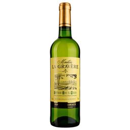 Вино Moutin La Gravere Entre Deux Mers AOP, белое, сухое, 0,75 л
