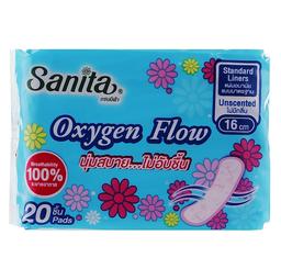 Ежедневные гигиенические прокладки Sanita Oxygen Flow 16 см 20 шт.