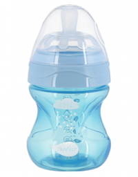 Пляшечка для годування Nuvita Mimic Cool, антиколікова, 150 мл, блакитний (NV6012SKY)
