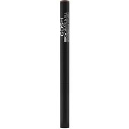 Карандаш для бровей Gosh Shape & Fill Brow Liner Brown тон 001, 0.5 г