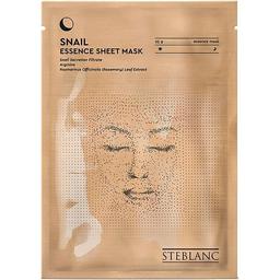 Тканинна маска-есенція для обличчя Steblanc Snail Essence Sheet Mask з муцином равлика, 25 г