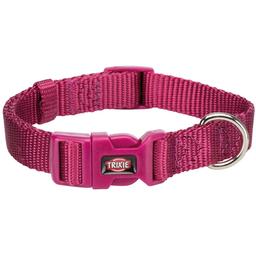 Нашийник для собак Trixie Premium, нейлон, S, 25-40х1.5 см, яскраво-рожевий