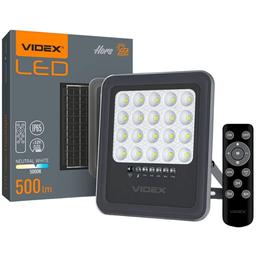 Прожектор Videx LED 500Lm 5000K автономный (VLE-FSO3-205)