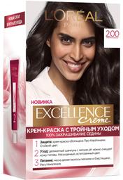Фарба для волосся L’Oréal Paris Excellence Creme, тон 2.00 (темно-коричневий), 176 мл (A9948300)