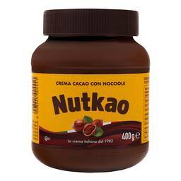 Паста горіхова Nutkao шоколадна з фундуком, 400 г (838012)