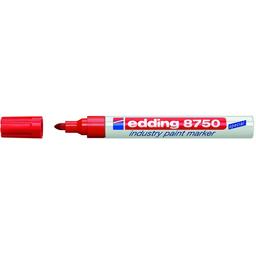 Лаковый маркер Edding Industry Paint конусообразный 2-4 мм красный (e-8750/02)