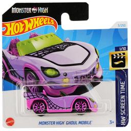 Базовая машинка Hot Wheels HW Screen Time Monster High Ghoul Mobile (5785)