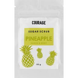 Цукровий скраб для рук і тіла Courage Sugar Scrub Mini Pineapple 50 г