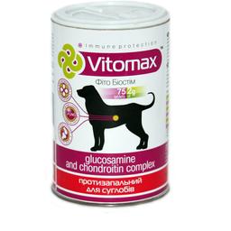 Противовоспалительный комплекс витамин Vitomax для суставов, с глюкозамином и хондроитином для собак, 75 таблеток