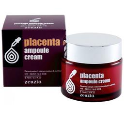 Крем для обличчя Jigott Zenzia Placenta Ampoule Cream з плацентою, 70 мл