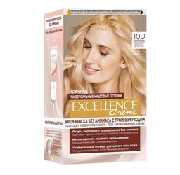 Фарба для волосся L’Oréal Paris Excellence Creme, відтінок 10U (світло-світло русявий), 192 мл (AA344400)