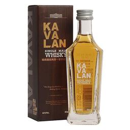 Виски Kavalan Single Malt, в кробке, 40%, 0,05 л