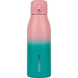 Термобутылка UZspace Iron Gradient 600 мл розовая с голубым (4203)