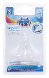 Соска силиконовая Canpol babies EasyStart, быстрый поток, 12+, 1 шт. (21/722)