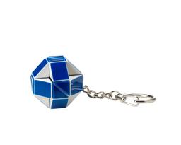 Міні-головоломка Rubik's Змійка, білий з блакитним (RK-000146)