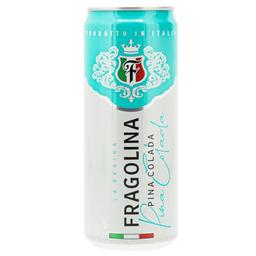 Напиток винный La Regina Fragolina Pina Colada, белое, полусладкое, ж/б, 7%, 0,33 л (887228)