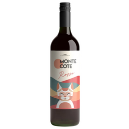Вино Monte Cote Rossо, червоне, напівсолодке, 9-13%, 0,75 л (717555)