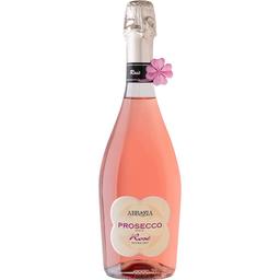 Ігристе вино Abbazia Prosecco Spumante DOC Rose Extra Dry, рожеве, екстра-драй, 0.75 л