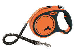 Повідець-рулетка Flexi Xtreme L, для собак до 65 кг, стрічка 5 м, помаранчевий (XT30T5.251.OR)