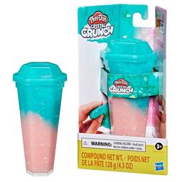 Баночка з масою для ліплення Hasbro Play-Doh Crystal Crunch Light Pink Teal (F4701_F5982)